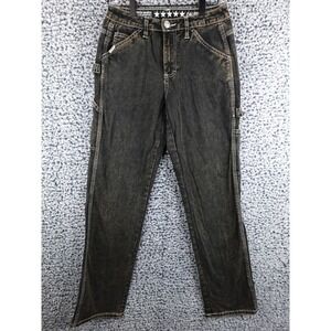 Five Star General California‎ Carpenter Jeans Women's Size 1/27 Brown Acid Wash